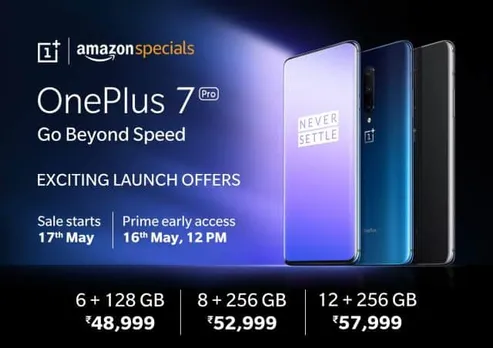 On May 16th, gain early access to OnePlus 7 Pro on Amazon
