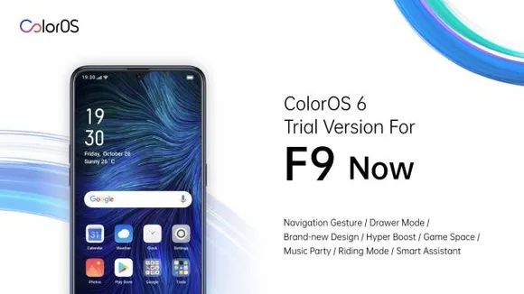 OPPO rolls out Android Pie-based ColorOS 6 Open Trial Version for F9 Smartphones