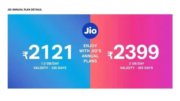 Jio launches plans with no data capping to suit subscribers working from home