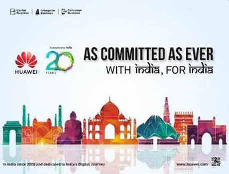 Twenty years on, Huawei testifies India as a priority market with celebration logo