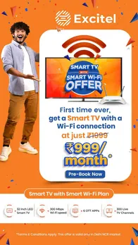 Excitel announces ‘Smart TV with Smart Wi-Fi’ Plan