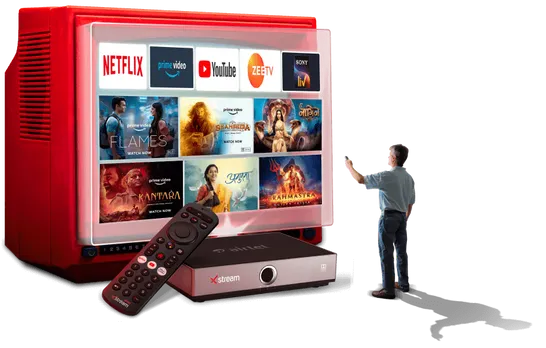 Upgrade your old TV to a Smart TV with Airtel Xstream Box