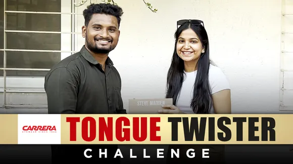 Carrera Tongue Twister Challenge: MI vs RCB