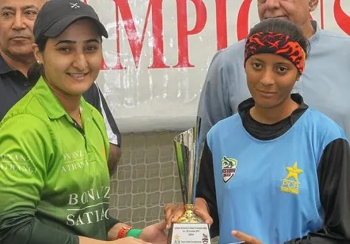 Winner of PCB Indoor Schools Cricket Championship for girls named