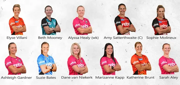 Women's CricZone WBBL Team Of The Tournament
