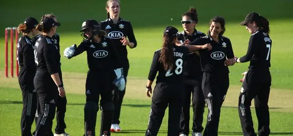 Surrey beat Middlesex by four wickets, win their first London Cup match