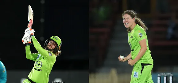 Hannah Darlington shines with ball after Rachael Haynes' knock to power Sydney Thunder to second WBBL final