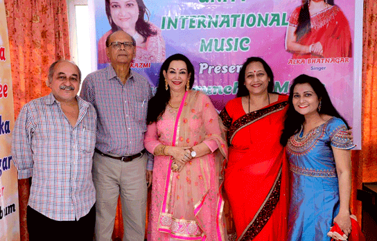 यूपी रत्न 2018, गायिका अलका भटनागर का अभिनंदन
