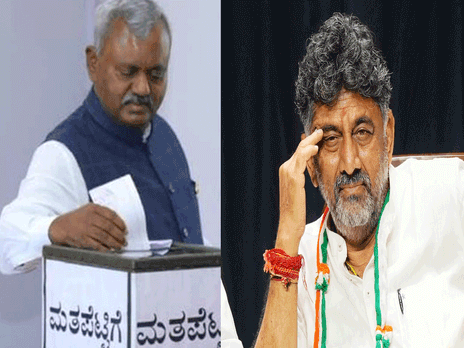 बीजेपी को झटका, कर्नाटक में विधायक ने आर एस चुनाव में किया क्रॉस वोटिंग