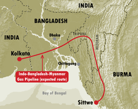 Cross Border Oil Pipeline Between India and Myanmar