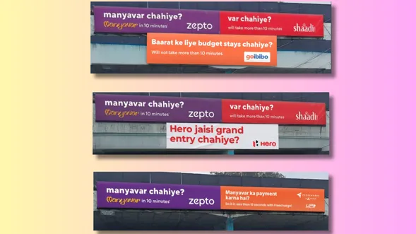 Zepto and Shaadi.com banter