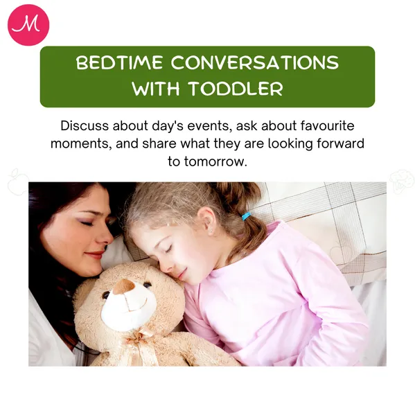 bed time routine language development toddler
