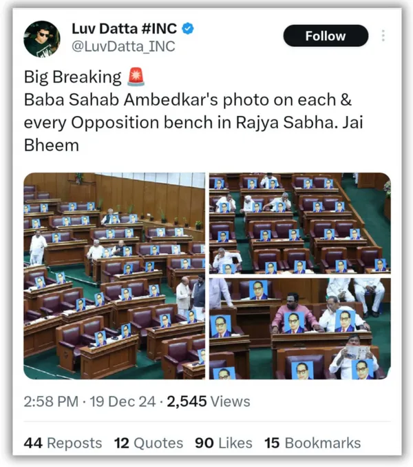 Ambedkar photo controversy