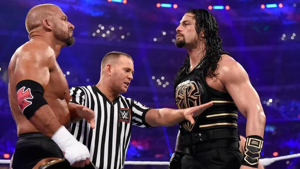 Roman Reigns vs Triple H (Source: WWE)