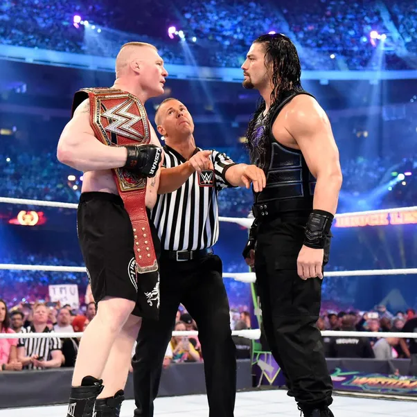 Brock Lesnar vs Roman Reigns (Source: WWE)