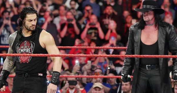 Roman Reigns vs The Undertaker (Source: WWE)