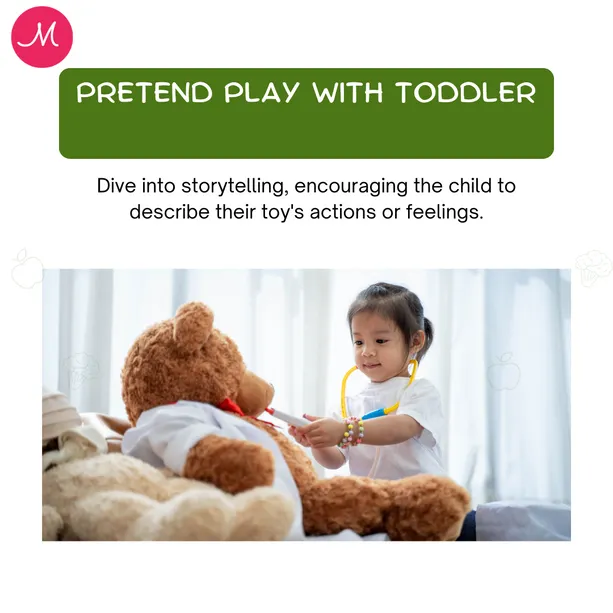 pretend play language development toddler