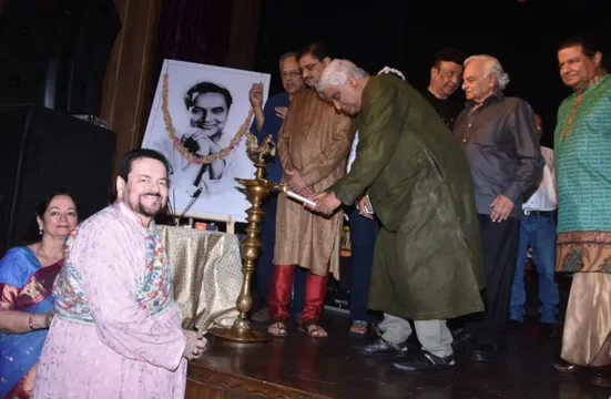 Showers of unique melody and emotional-nostalgia  ‘reigned’ heavily at star-studded  ISAMRA event to celebrate 101st Bday of legend  Mukesh-jee ! by Chaitanya  Padukone