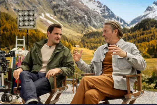 A Season to Remember: Roger Federer and Mads Mikkelsen in Swiss Autumn