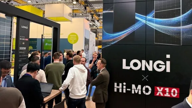 LONGi presents Hi-MO X10 series at Solar Solutions Amsterdam