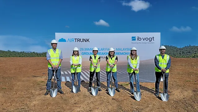 ib vogt & AirTrunk initiated 29.99 MW PV project in Malaysia