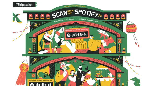 Bigbasket adds Spotify playlists to Diwali delivery bags