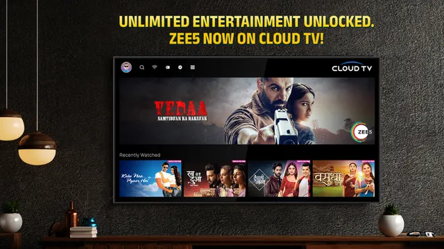 Cloud TV adds ZEE5 to its platform