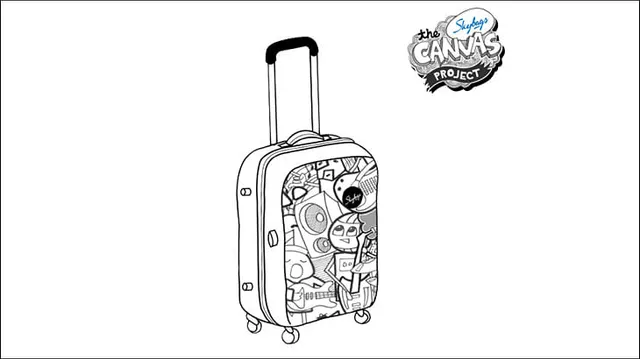 Skybags canvas sale