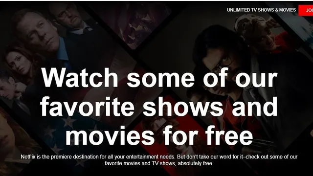 Netflix shows for free discount
