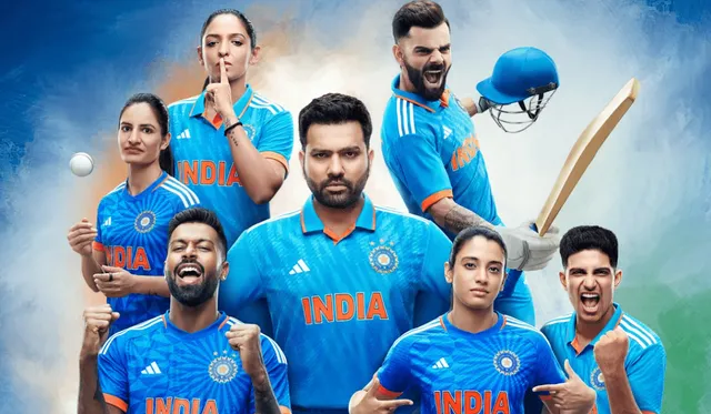 Adidas cricket t shirt best sale