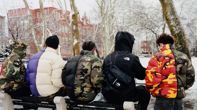 Supreme north face man bag store