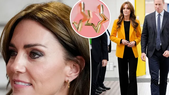 Kate middleton discount heart earrings