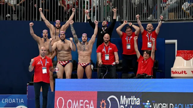 Men's Water Polo Team Wins against Croatia with an Excellent Performance