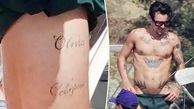 Harry styles sales tattoo tapestry