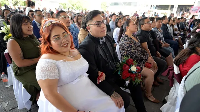 A Valentine's Day to Remember: 1,200 Couples Unite in Mass Wedding Ceremony