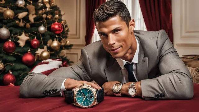 Ronaldo Gifted Luxury Watch With 26 White Diamonds