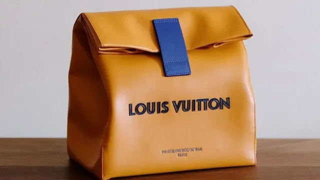 Louis Vuitton s Sandwich Bag Luxury Meets Everyday in