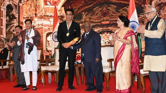 Sonu Sood Honoured with 'Champions of Change' Award