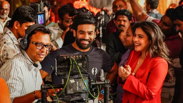 Kajol, Prabhudeva Reunite After 27 Years Charan Tej's Action Thriller