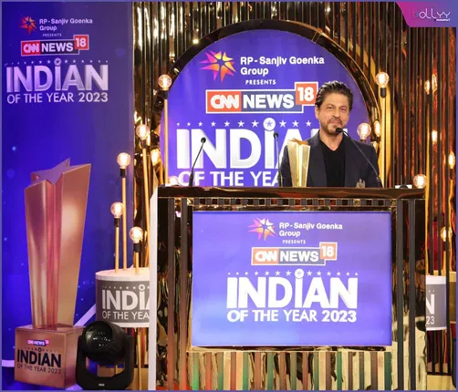 Shah Rukh Khan's Emotional Speech CNN-News18 Indian of the Year 2023
