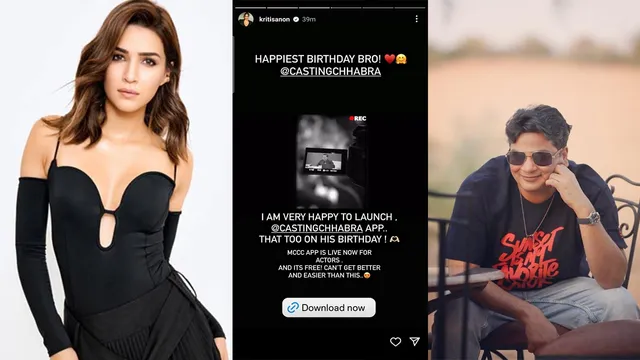 Kriti Sanon Launches Mukesh Chhabra's Birthday App on Social Media!