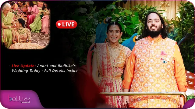 Live Update Anant and Radhika's Wedding Today - Full Details Inside