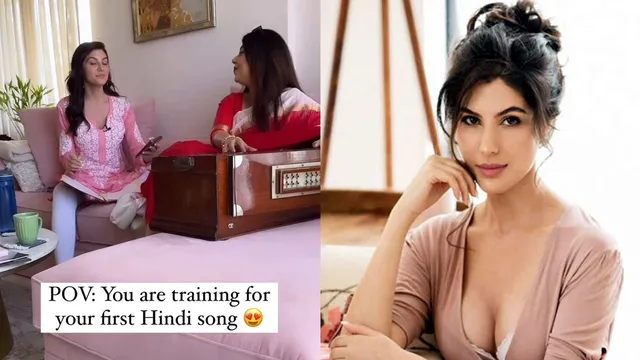 Elnaaz Norouzi on Her First Hindi Song