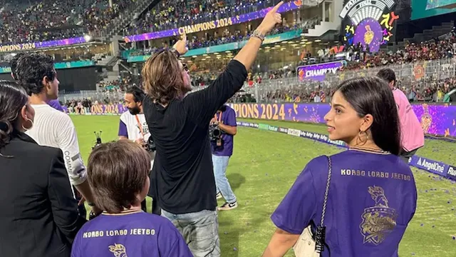 After KKR's victory, Suhana Khan shared Shahrukh Khan's picture