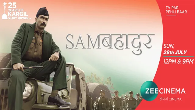 World TV Premiere of Sam Bahadur India’s Greatest Soldier on Zee Cinema