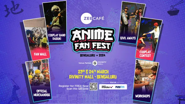 Anime Enthusiasts Zee Café's Anime Fan Fest March 23-24 Event