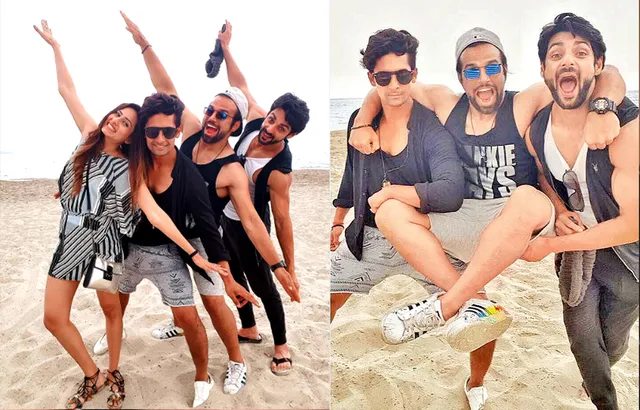 THESE 10 TRIO PICTURES OF RAVI DUBEY, RITHVIK DHANJANI AND KARAN WAHI GAVE US BEST BROMANCE GOALS!