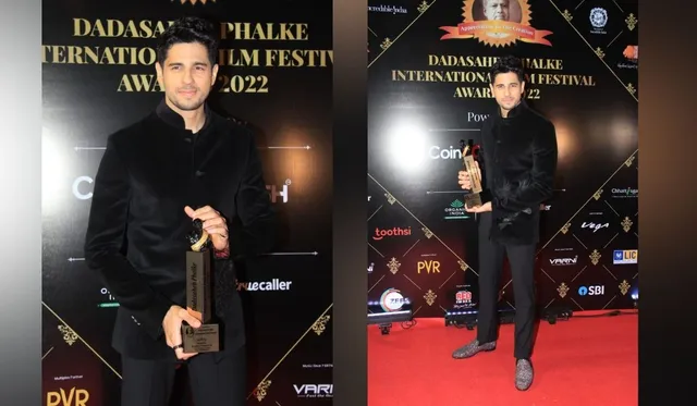 Sidharth Malhotra wins ‘Critics Best Actor’ at an Awards function in 2022