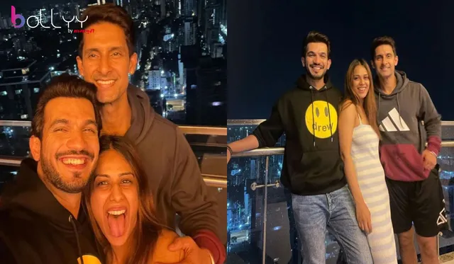 Nia Sharma and Ravie Dubey meet at Arjun Bijlani's new residence; Shares a glimpse of their fun time