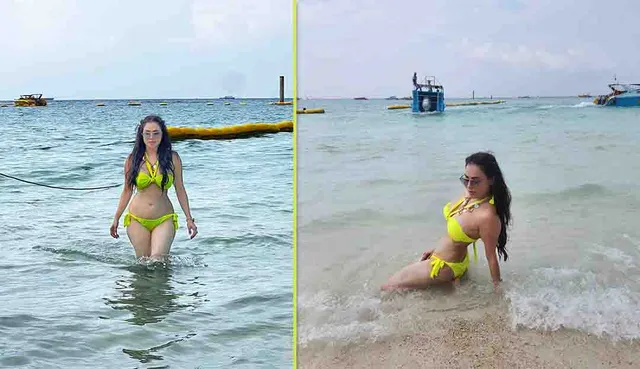 <strong>Nikita Rawal stuns in a bikini as she holidays with friends on a beach – See photos</strong>